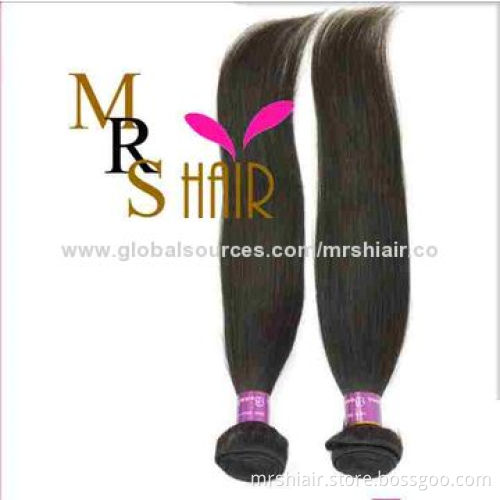 22-inch 6A Natural Black Unprocessed Malaysian Straight Virgin Hair